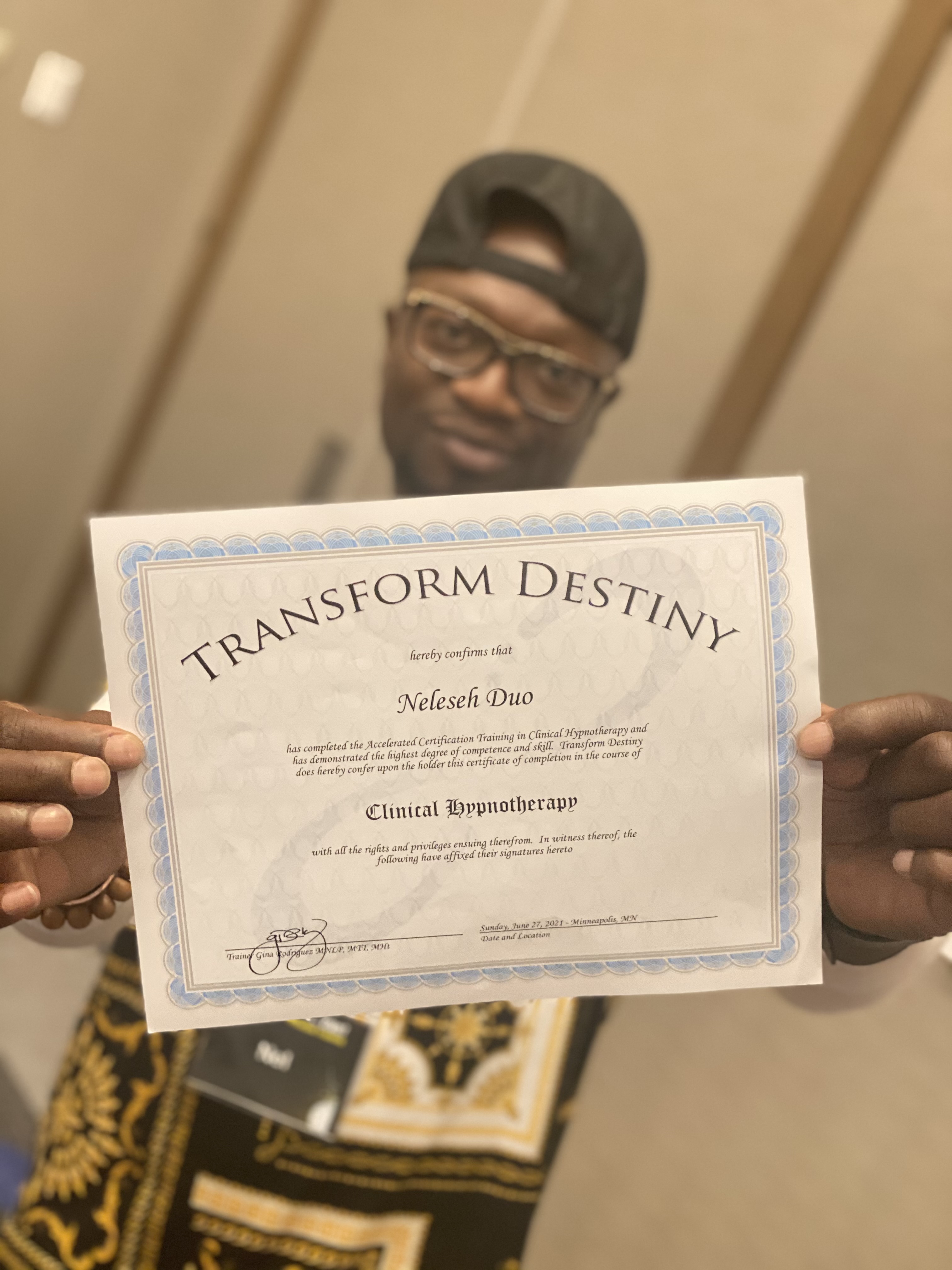 Clinical Hypnotherapy certification — continued education